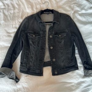 American Eagle Black Jean Jacket
